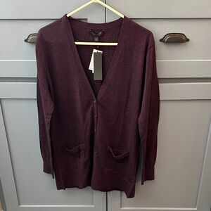 Banana Republic Deep Plum Cardigan